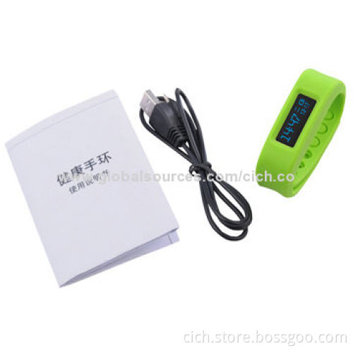 Smart Bluetooth Bracelets, 0.91-inch OLED, Bluetooth 2.1 Sync to Mobile, Pedometer&Sleep Monitoring